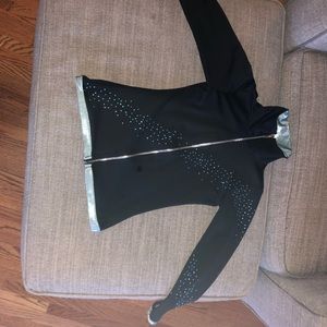 Kami-So Turquoise Crystal Ice Skating Jacket
